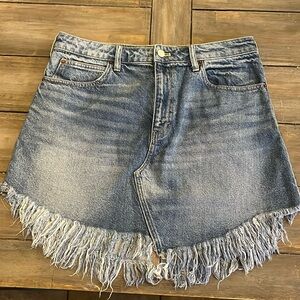We The Free  women’s Bailey raw hem miniskirt size 30